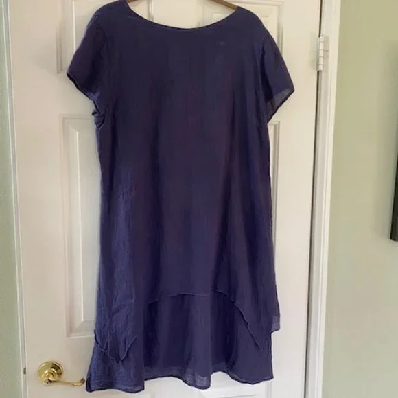 Color Me Cotton CMC blue dress XL - Picture 3 of 5